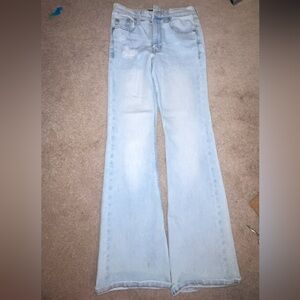 Aeropostale Light Wash Flare Jeans